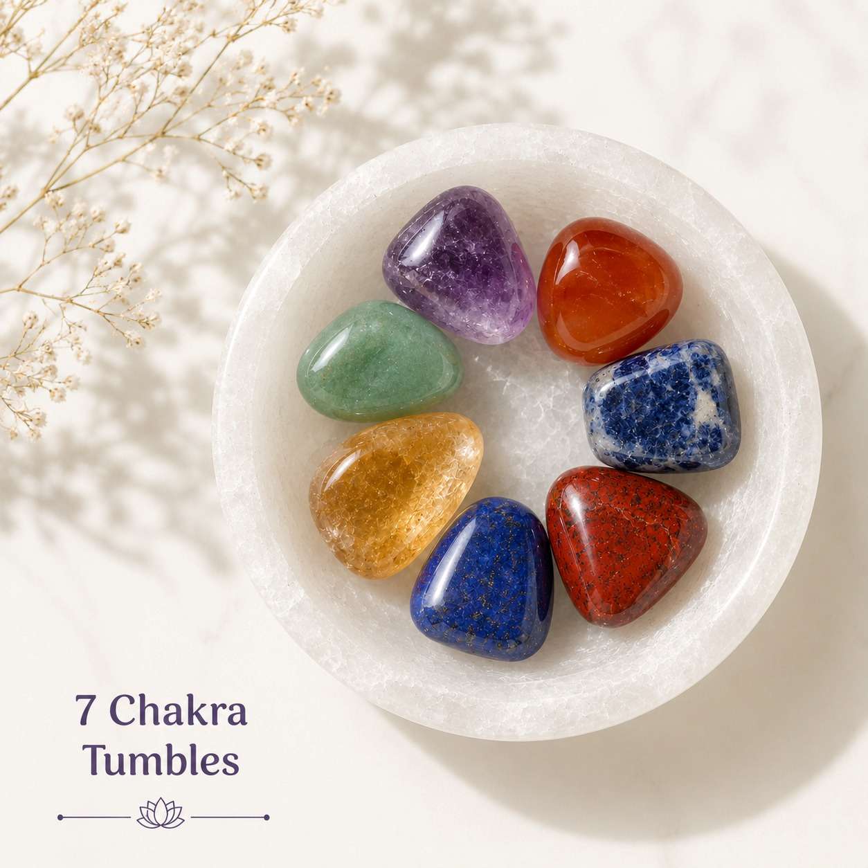 Tumble Kit for 7 Chakra & Health