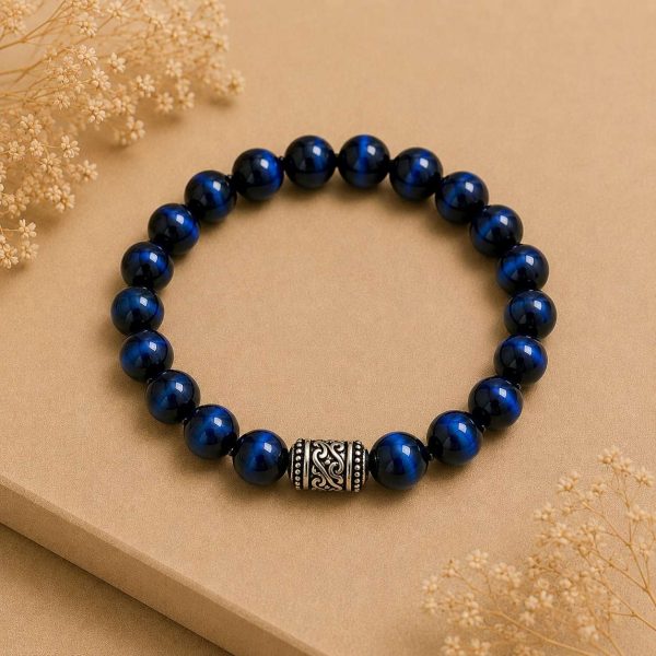 Blue Tiger Eye Bracelet
