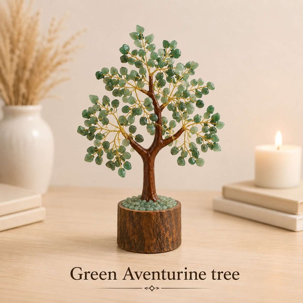 Green Averturine Tree 300 Beads