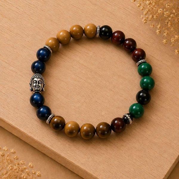 Tiger Eye With 7 Chakra