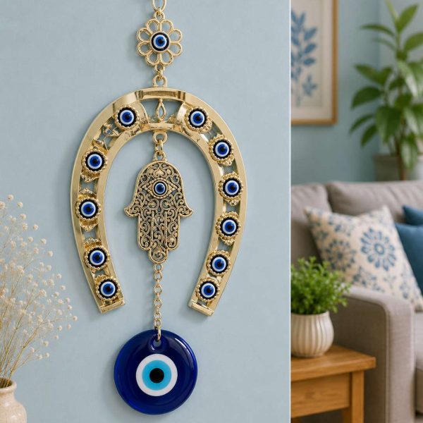 Feng Shui Evil Eye Wall Hanging - Horse Shoe 1