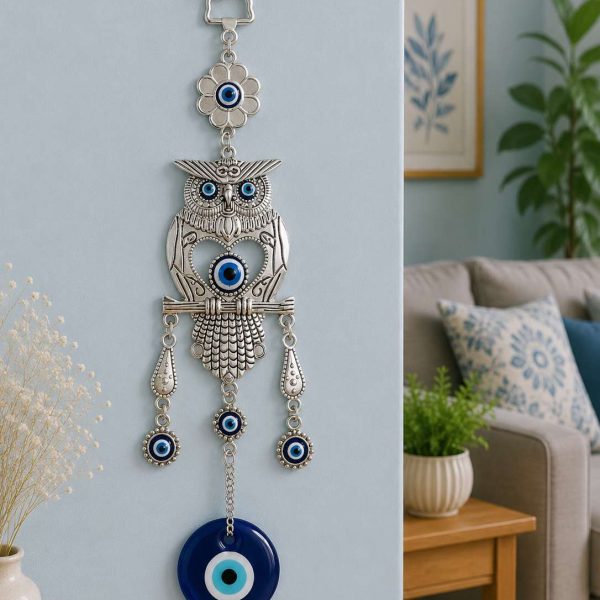Feng Shui Evil Eye Wall Hanging - Owl 3